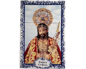 Painel decorado Santo Cristo