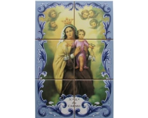 Painel decorado Nossa Senhora do Carmo
