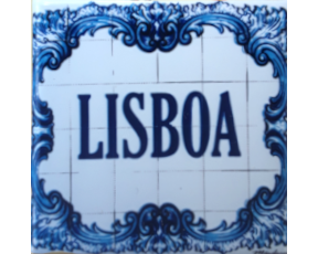 Magnético com azulejo decorado Lisboa 5X5cm