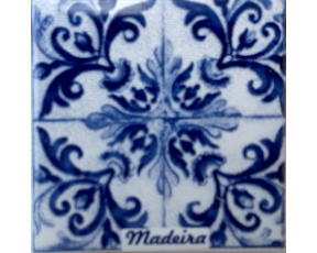 Magnético com azulejo decorado Padrão 31 5X5cm