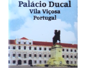 Magnético com azulejo decorado Paço Ducal Vila Viçosa 5X5cm