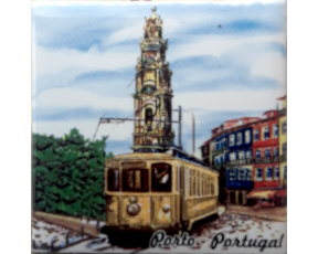 Magnético com azulejo decorado Porto 5X5cm