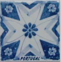 Azulejo decorado Padrão 24 7.5x7.5cm