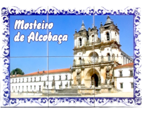 Postal com motivo Mosteiro de Alcobaça