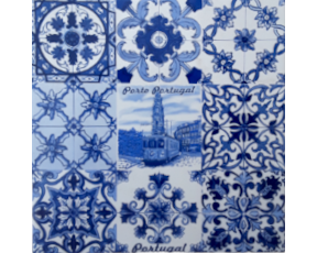 Azulejo decorado Multi-padrão Porto 15X15 Cm