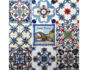 Azulejo decorado Multi-padrão Castelo Rodrigo 15X15 Cm