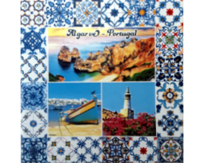 Azulejo decorado Multi-padrão Algarve  15X15 Cm