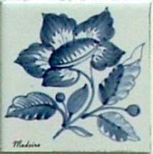 Azulejo decorado Delfis 27 7.5x7.5cm