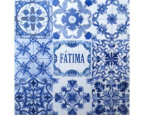 Azulejo decorado Multi-padrão Fátima 15X15 Cm
