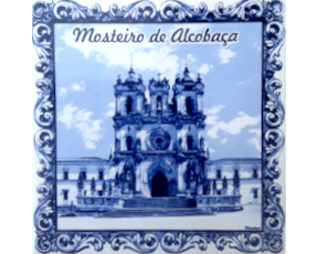 Azulejo decorado Mosteiro de Alcobaça 15X15 Cm
