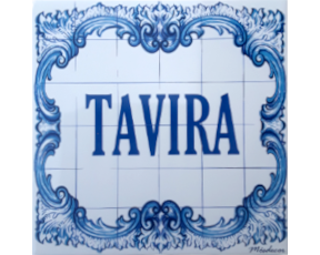 Azulejo decorado Tavira 15X15Cm