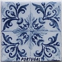 Azulejo decorado Padrão 31 7.5x7.5cm