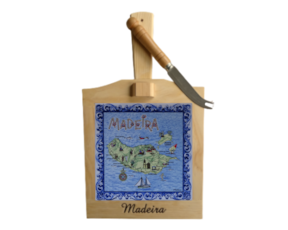 Tábua de queijo Madeira 15x15 cm