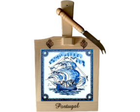 Tábua de Queijo Caravela 15x15 cm
