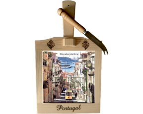 Tábua de Queijo Elevador da Bica 15x15 cm
