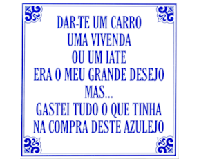 Azulejo Provérbio 15cmX15cm