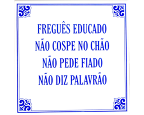 Azulejo Provérbio 15cmX15cm