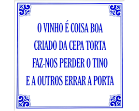 Azulejo Provérbio 15cmX15cm