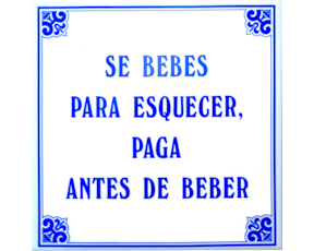 Azulejo Provérbio 15cmX15cm
