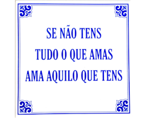 Azulejo Provérbio 15cmX15cm