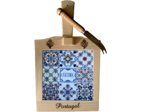 Tábua de Queijo Multi-padrão Fátima 15x15 cm