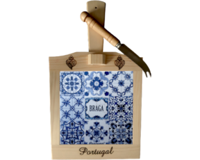 Tábua de Queijo Multi-padrão Braga 15x15 cm