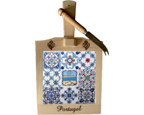 Tábua de Queijo Multi-padrão Figueira da Foz 15x15 cm